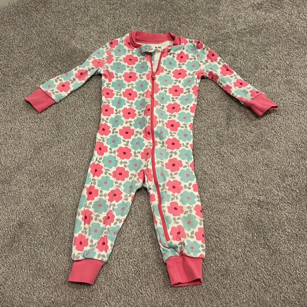 Baby Floral Pajamas (Size 18M)